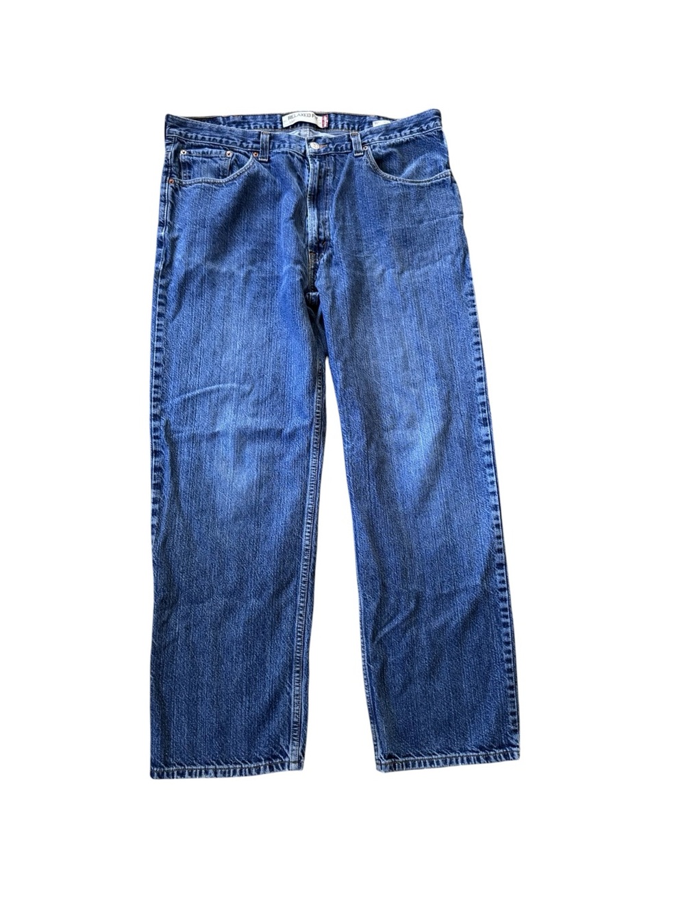 Levi’s 550 Relaxed Fit Jeans Men’s 40x32 Blue Denim Red Tab Straight Leg